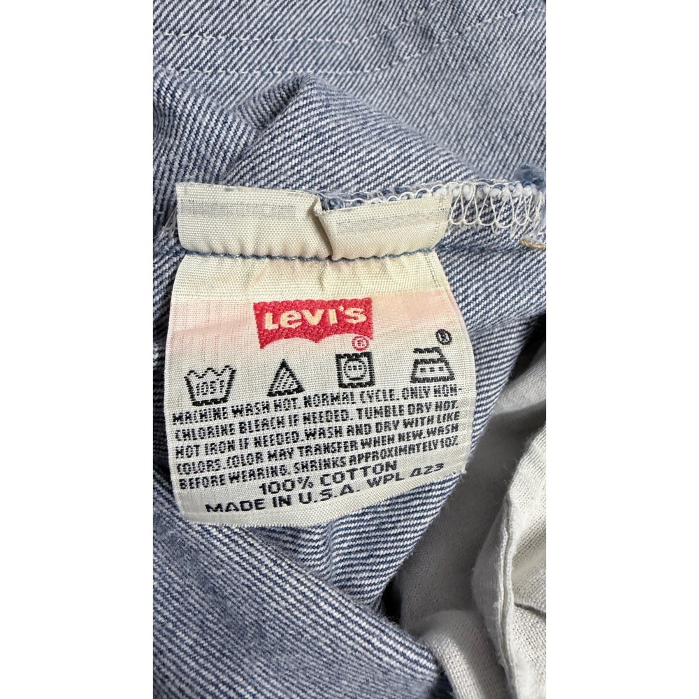 Vintage Levis 501 Mens 40x31 Blue Jeans Made in USA 2002 Button Fly Denim NICE! - Picture 4 of 7